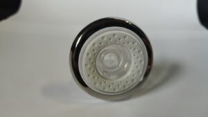 Suutin suunnattava 2″ Kuohu & Loisto porealtaisiin: Harmaaa_kromireunus