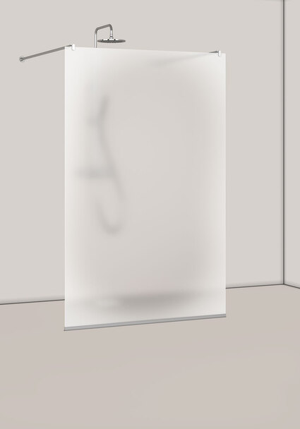 Igloo Pro Suihkuseinä Kiinteä Huurrettu 100 - Image 4