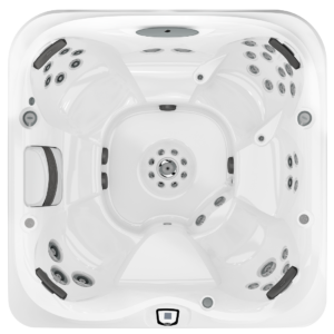 Jacuzzi® J-485™ ulkoporeallas ylhäältä kuvattuna