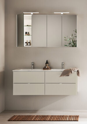 Pesuallaskaappi Go Beige 1200D Altaalla