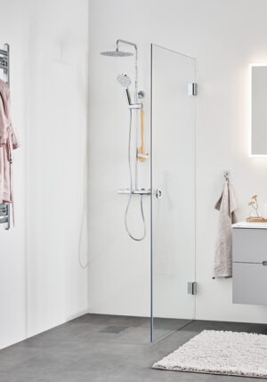 Suihkuovi Infinity 100 Kromi Hafa