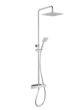Suihkusetti Hafa Mix Slim Square Cc150 Kromi Sis 250X250 Suihku