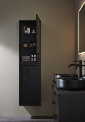 Korkeakaappi Store Compact Grace Push Antracit