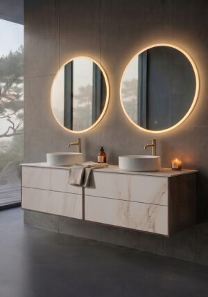 Pesuallaskaappi Edge Savu Tammi Stone 1600D