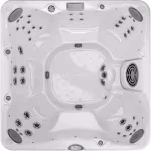 Jacuzzi® J-280™ ulkoporeallas ylhäältä kuvattuna