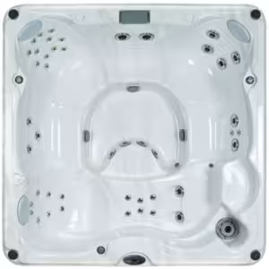 Jacuzzi® J-275™ ulkoporeallas ylhäältä kuvattuna
