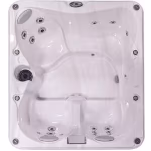 Jacuzzi® J-225™ ulkoporeallas ylhäältä kuvattuna