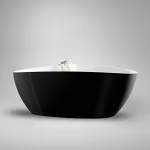Ellipse Kylpyamme 1700 Musta/Valkoinen Matt