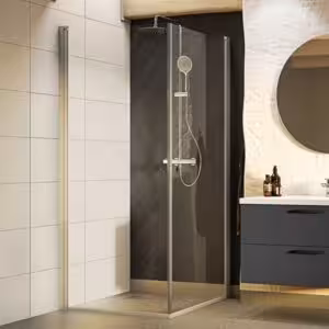 Suihkunurkka Nejd Suora 80X90 Kirkas Lasi Neutraali
